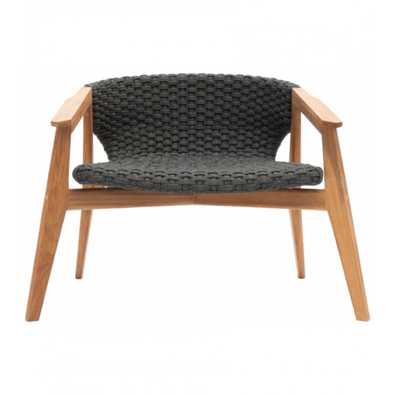 Ethimo Knit Lounge Chair | Wooden | Outdoor-Patio Furniture - Ultra Modern
