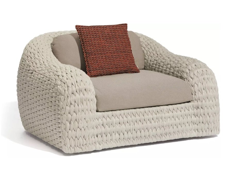 Manutti Kobo Lounge Chair | Wooden | Outdoor-Patio Furniture - Ultra Modern