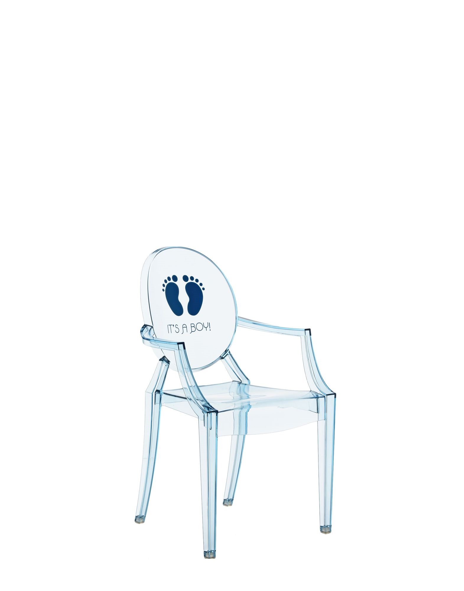 Lou Lou Ghost Special Edition Kids Chair from Kartell, designed by Philippe Starck