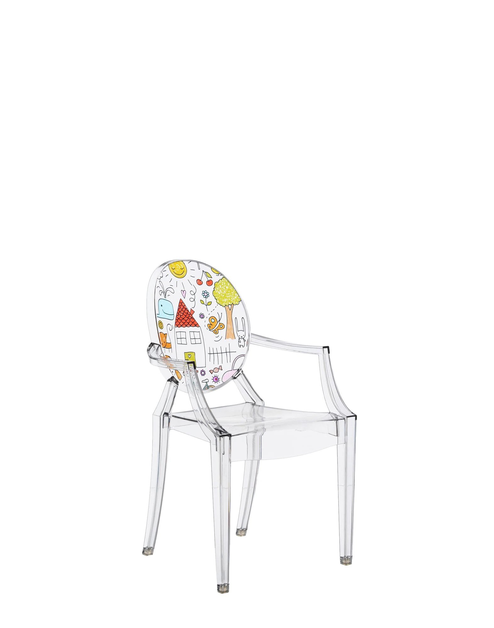Lou Lou Ghost Special Edition Kids Chair from Kartell, designed by Philippe Starck