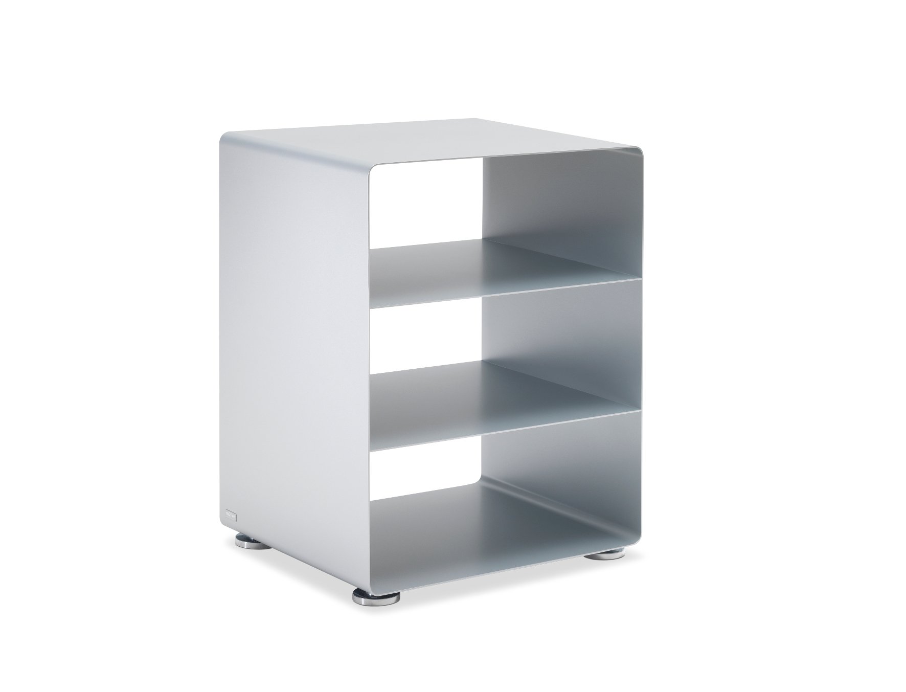 Muller Mobile Line Stereo Cabinet, Metal Storage