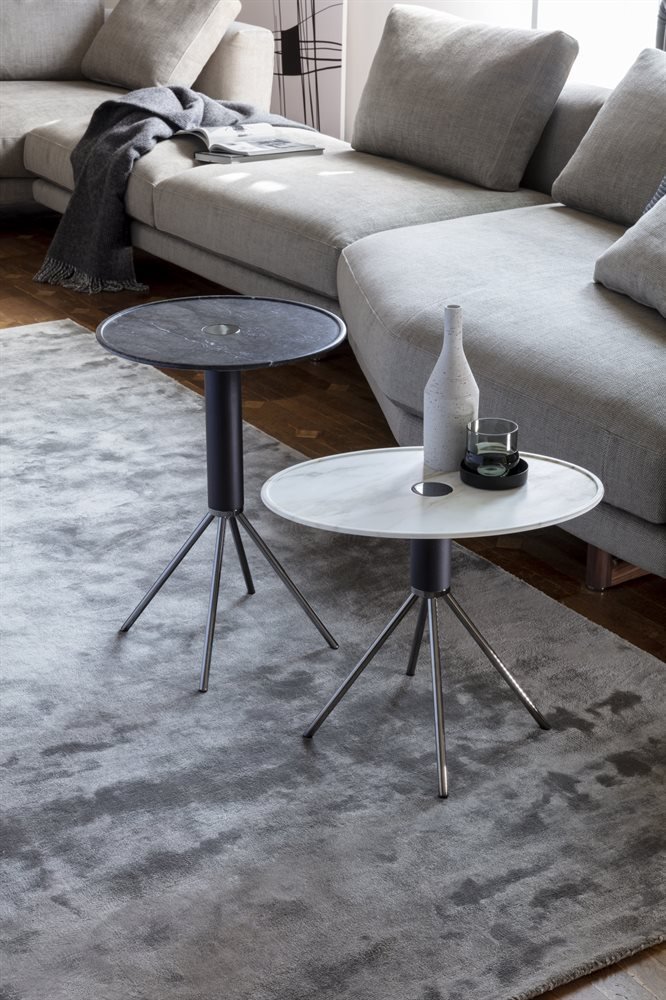 Jelly Marmo Side Table end from Porada, designed by C. Ballabio