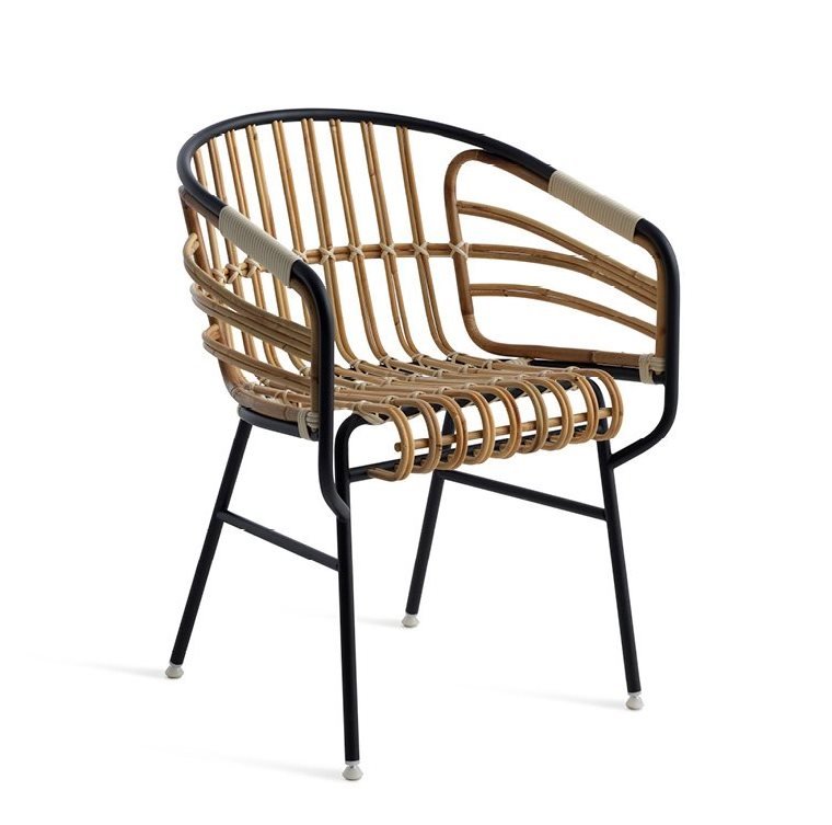 Raphia Rattan Chair from Casamania, designed by Lucidipevere