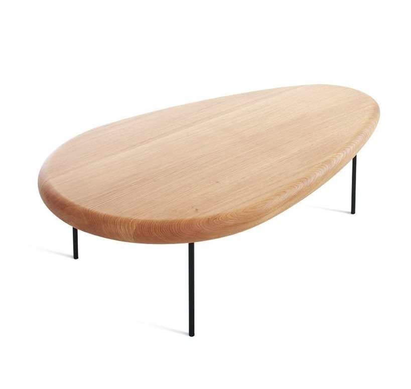 Lily Wood Table coffee from Casamania, designed by Marc Thorpe