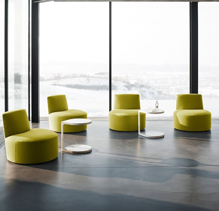 Baobab Chair lounge from Tacchini, designed by Lievore Altherr Molina