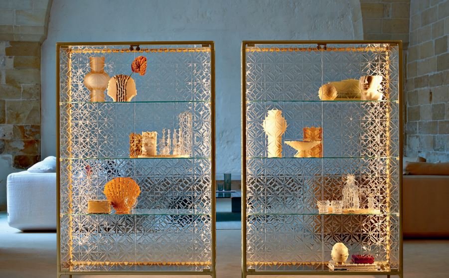 Echo Showcase cabinet from Fiam, designed by Marcel Wanders