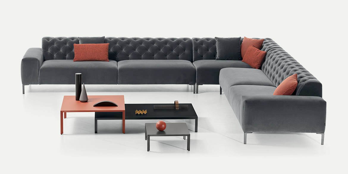 Boston Sofa modular from Pianca, designed by Metrica Design & Advisory