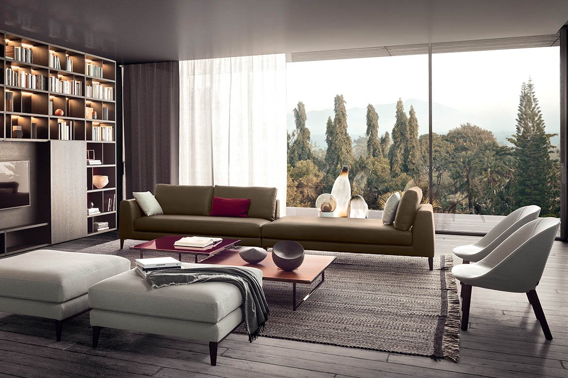Time Sofa modular from Pianca, designed by Pianca Studio