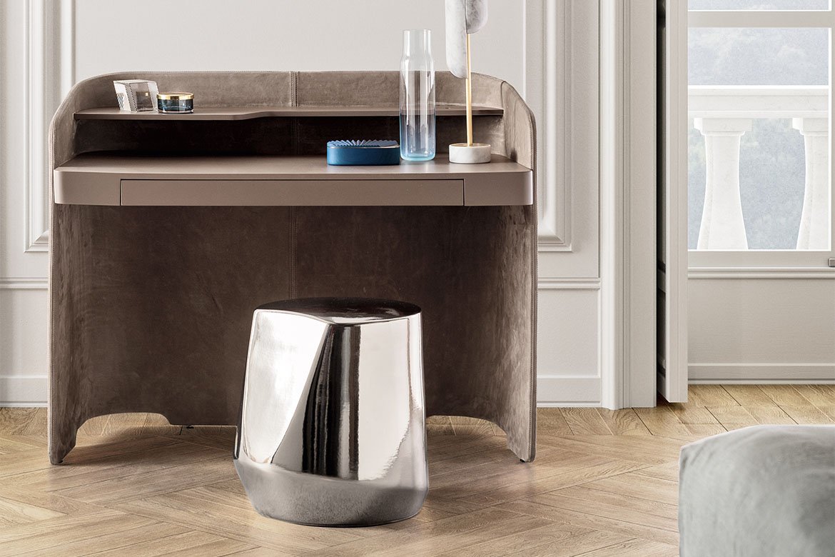 Chloe Dressing Table, Dresser and Nightstand  from Pianca, designed by Emmanuel Gallina