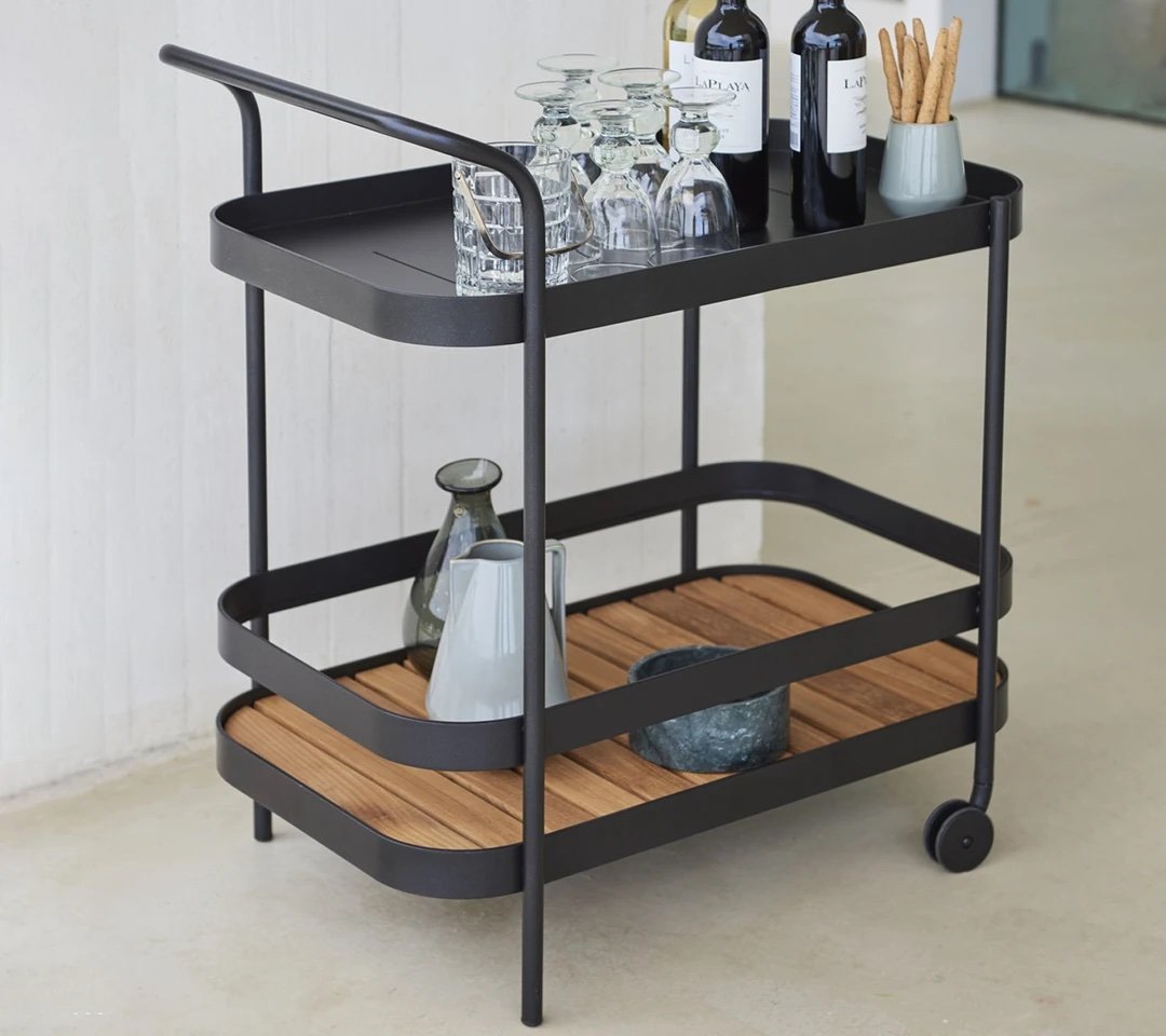 Roll Bar Trolley  from Cane-line, designed by Welling/Ludvik