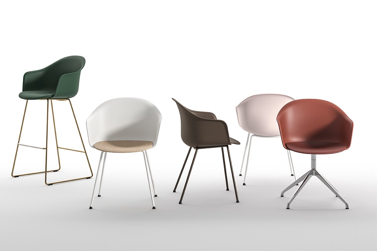 Mani Armshell 4L/ns Armchair from Arrmet, designed by Welling/Ludvik