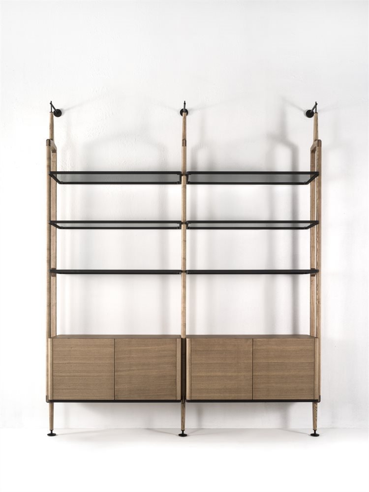 Aria Modular Bookcase from Porada, designed by D. Dolcini