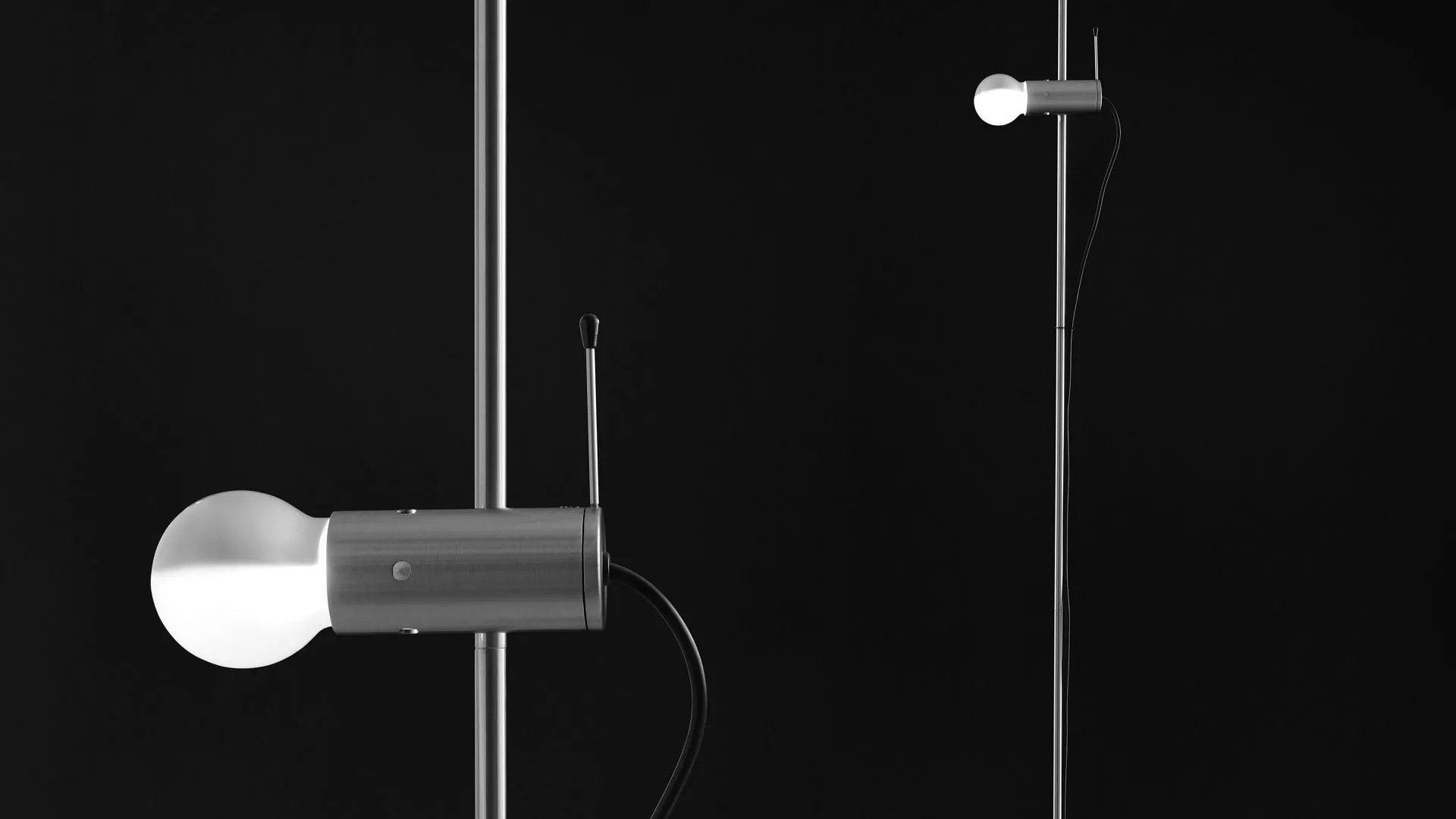 Agnoli Floor Lamp lighting from Oluce, designed by Tito Agnoli