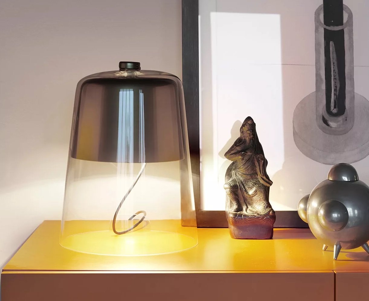 Semplice Table Lamp lighting from Oluce, designed by Sam Hecht