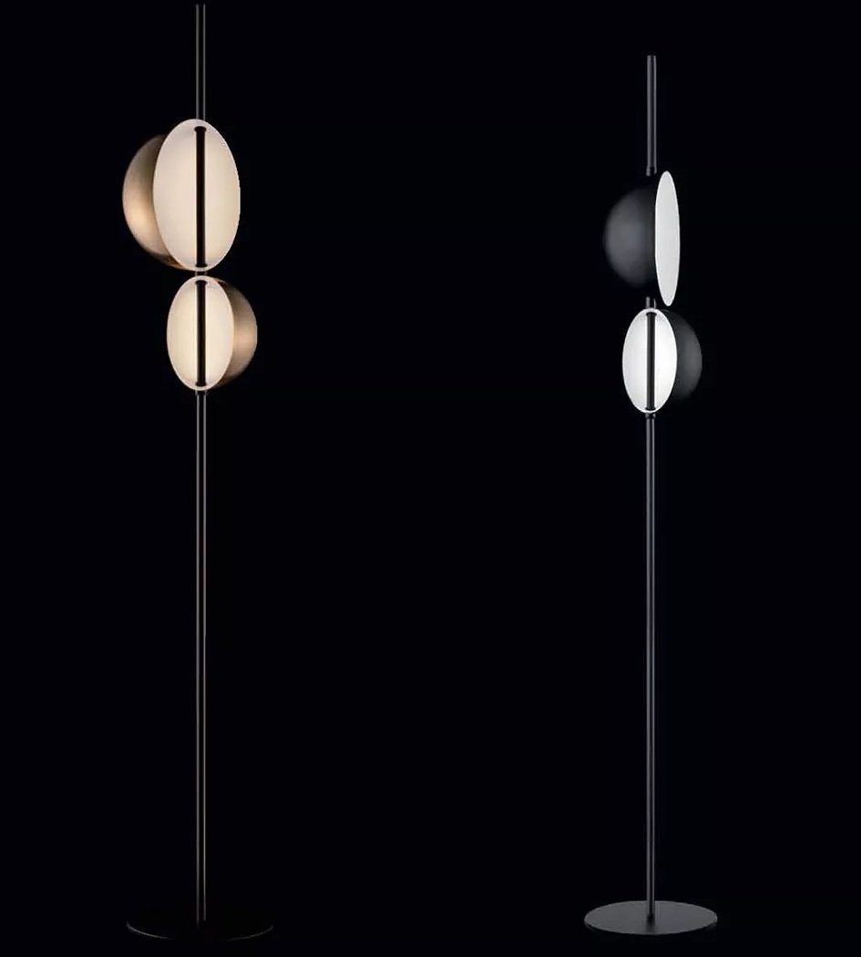 Superluna Floor Lamp lighting from Oluce, designed by Victor Vasilev