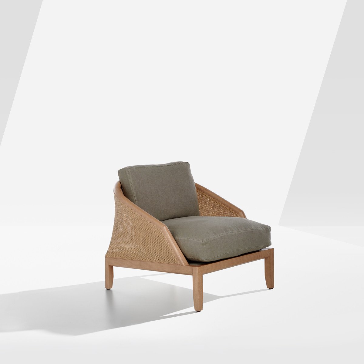 Grace Lounge Armchair from Potocco, designed by Mauro Lipparini