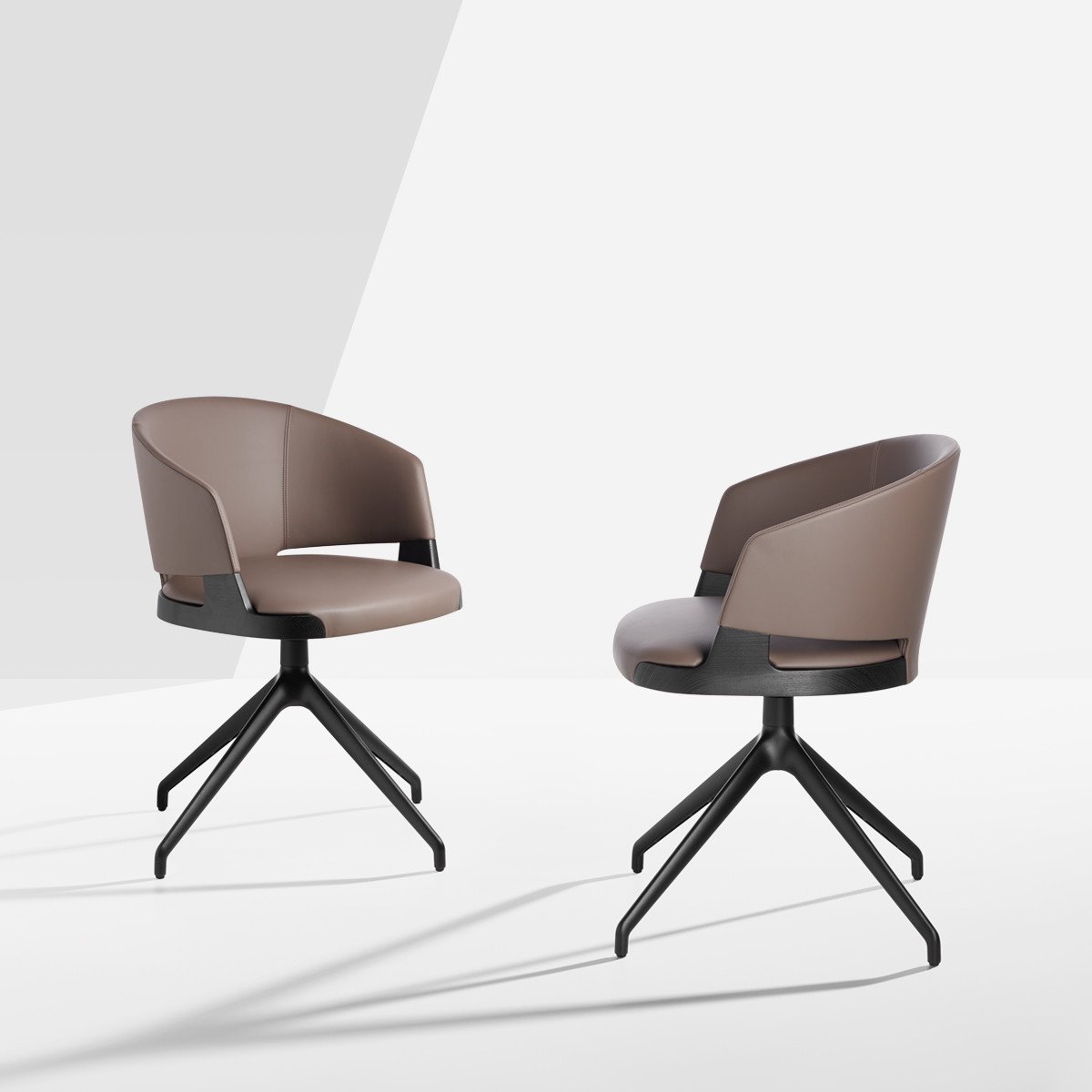 Velis Swivel Chair from Potocco, designed by Mario Ferrarini