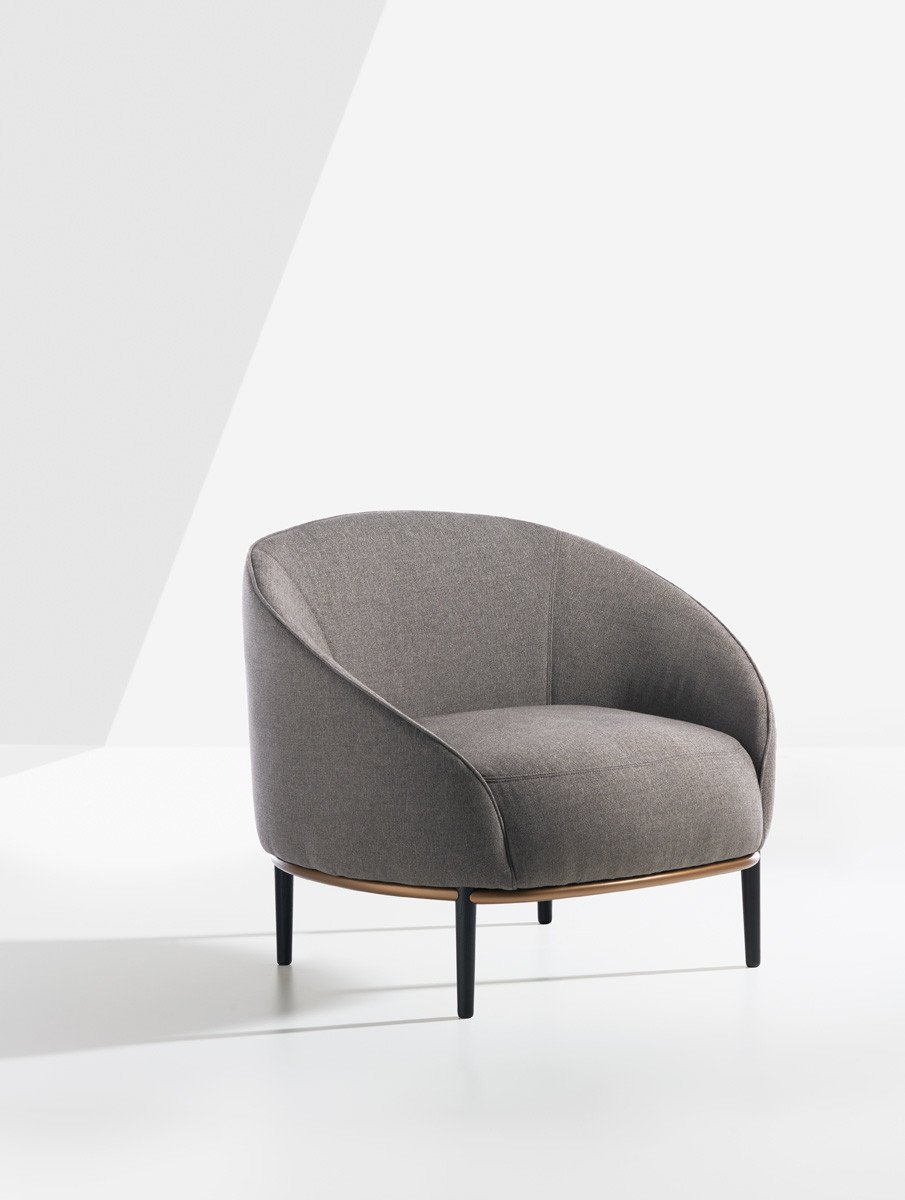 Yoisho Armchair lounge from Potocco, designed by Bernhardt & Vella 