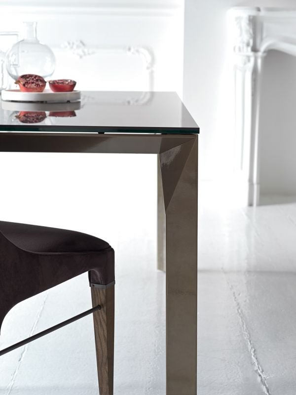 Mirage Table dining from Bontempi, designed by  R&D Bontempi Casa
