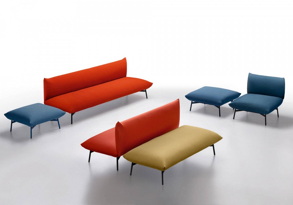 Area DV2 M TS Sofa from Midj, designed by Studio Pastina