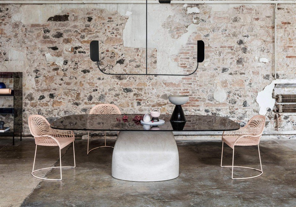 Gran Sasso Dining Table from Midj, designed by Andrea Lucatello