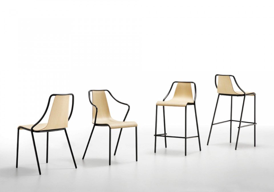 Ola P M LG Chair from Midj, designed by Paolo Vernier