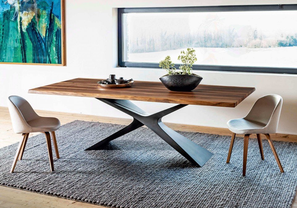 Nexus Dining Table from Midj, designed by Andrea Lucatello
