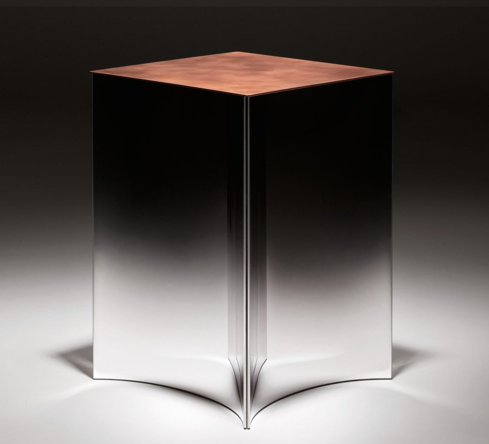 Alchemy Table end from De Castelli, designed by Stormo Studio