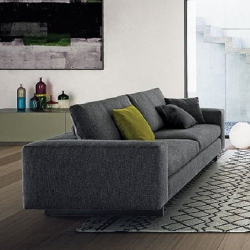 Modular sofa - TIME - PIANCA - corner / contemporary / white