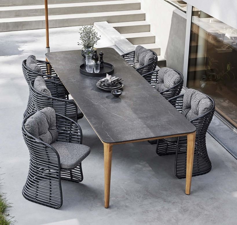 Aspect Dining Table from Cane-line, designed by Cane-line Design Team
