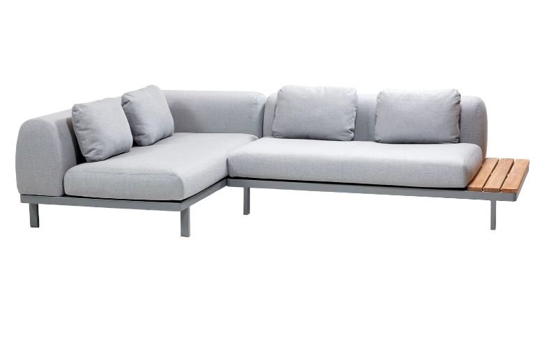 Space Lounge w/ AirTouch Cushions modular sofa from Cane-line, designed by Foersom & Hiort-Lorenzen MDD