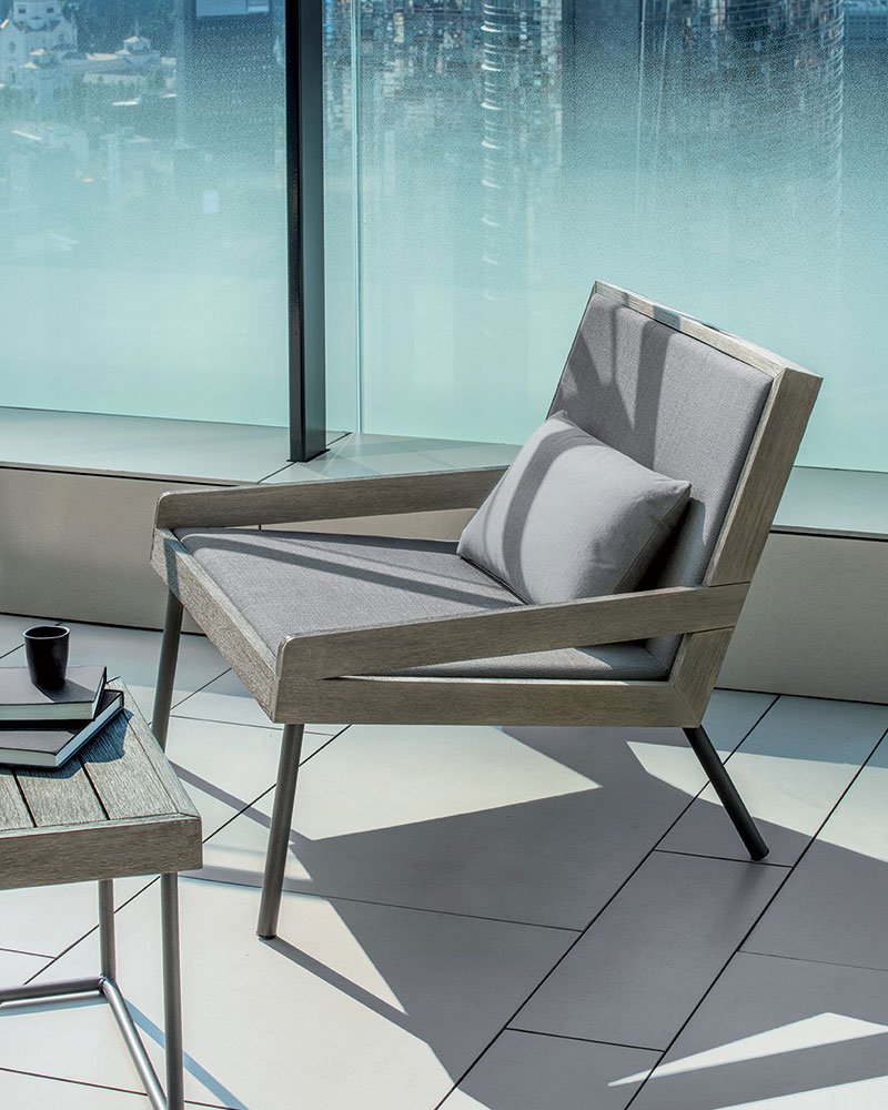 Allaperto Urban Lounge Chair from Ethimo, designed by Matteo Thun & Antonio Rodriguez