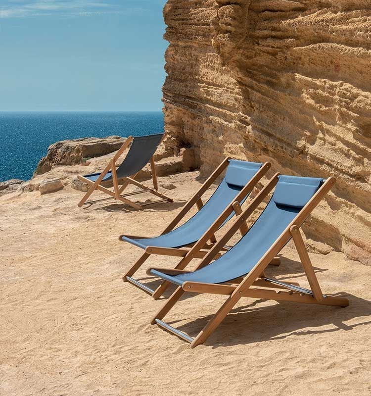 Elle Deck Chair lounger from Ethimo