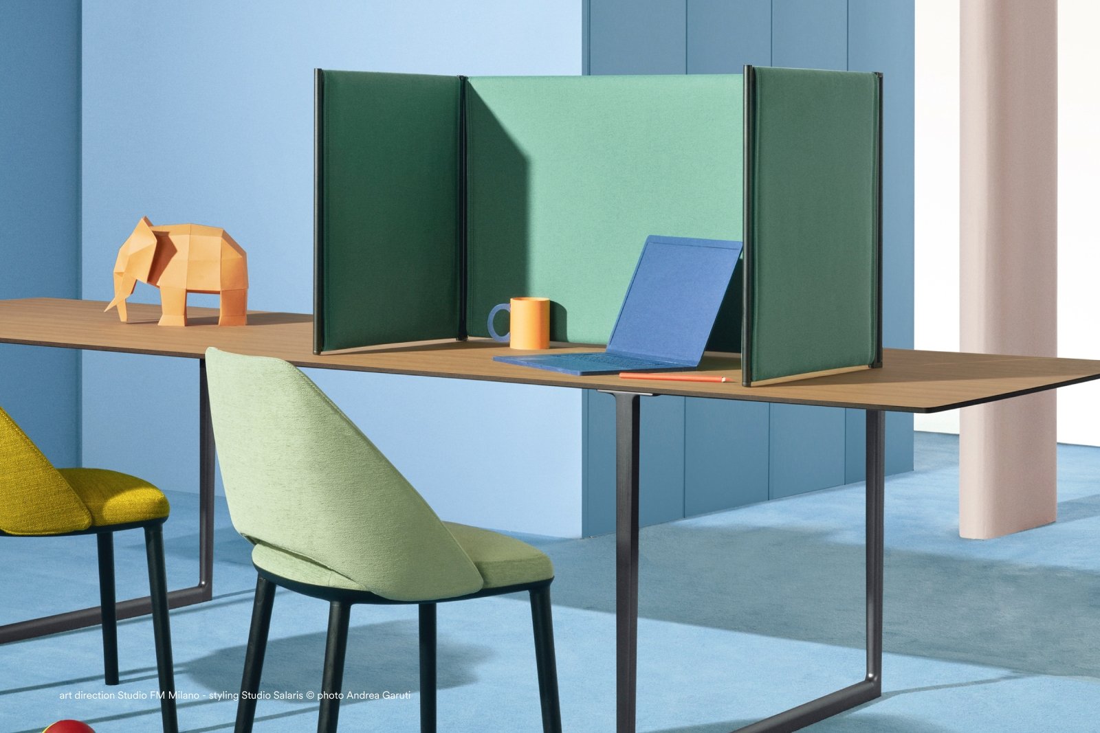 Toa Desk from Pedrali, designed by Robin Rizzini