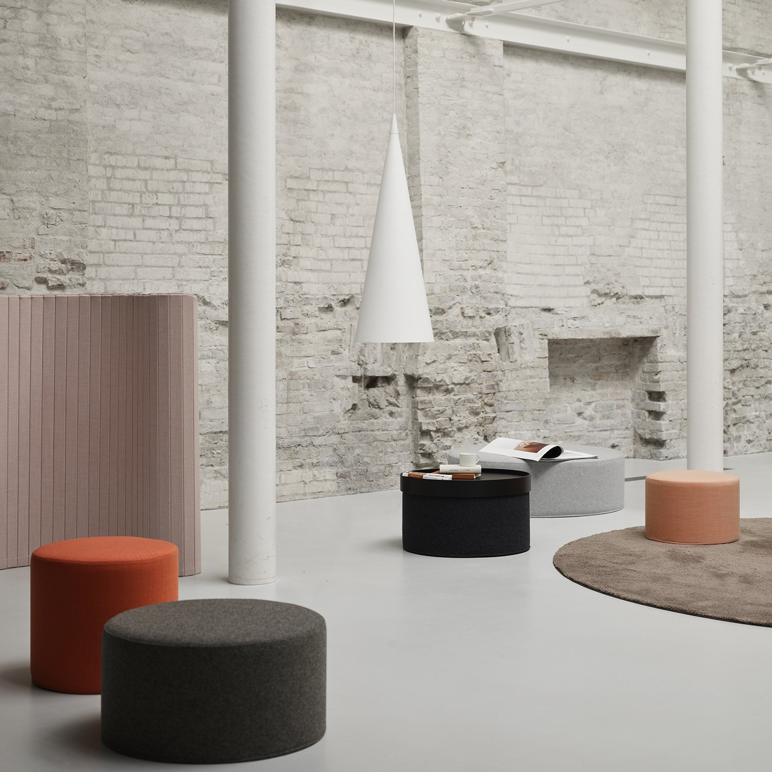 Drum Pouf from Softline
