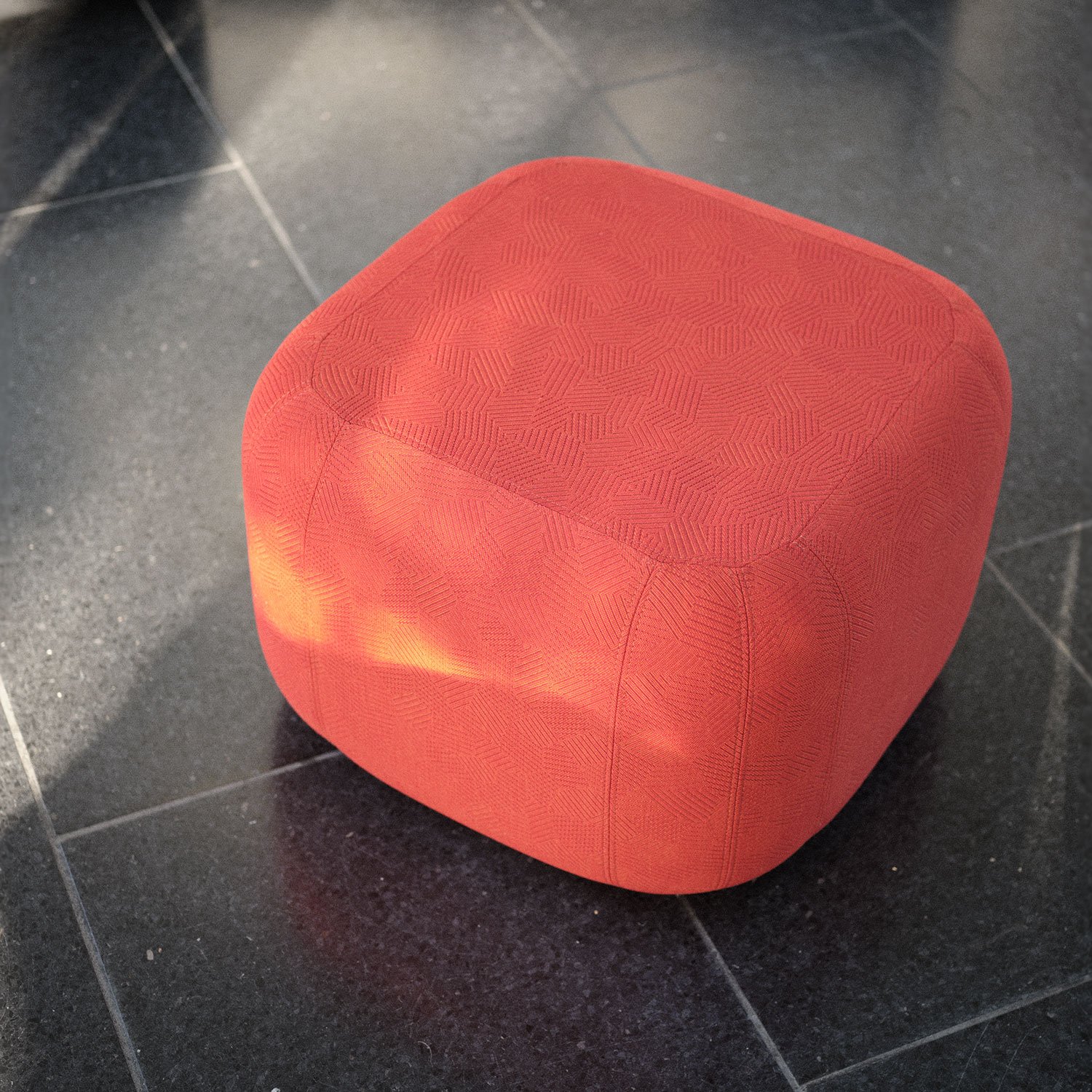 Quadro Pouf foot rest from Softline