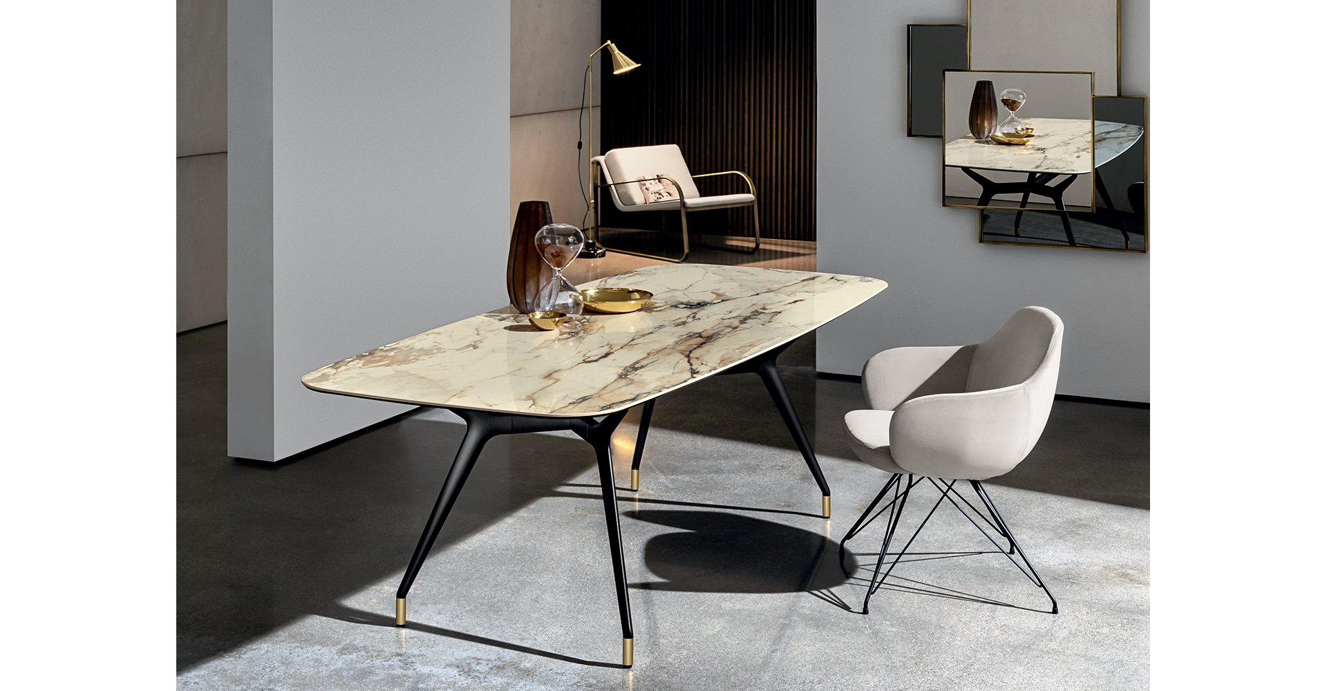 Arkos Dining Table from Sovet, designed by Gianluigi Landoni