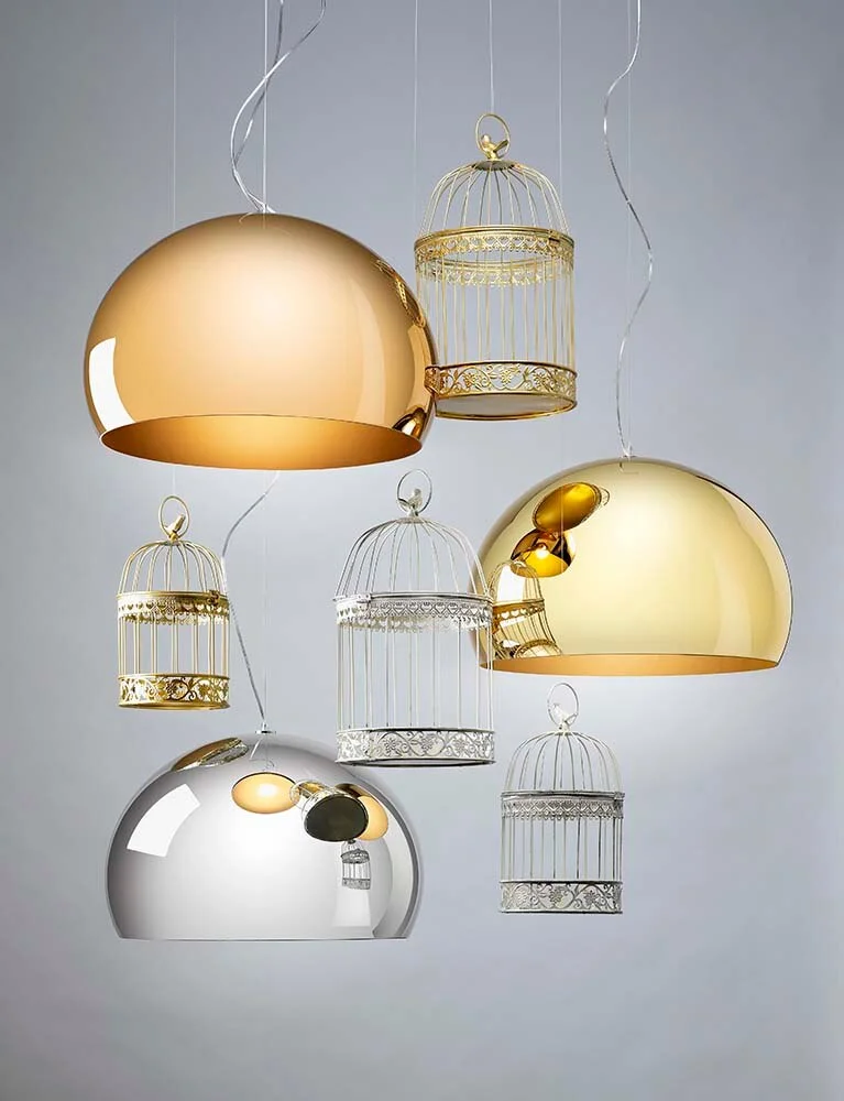 Fly Pendant Lamp lighting from Kartell, designed by Ferruccio Laviani