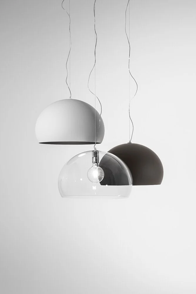 Fly Pendant Lamp lighting from Kartell, designed by Ferruccio Laviani