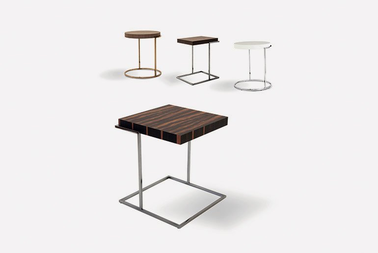 Servoquadro table end from Pianca, designed by Pianca Studio