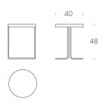 Ø16 x 19h inches