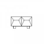 57w x 18.5d x 32h inches