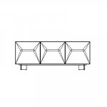 85w x 18.5d x 32h inches