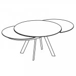 Ø51/83 x 51 x 30h inches