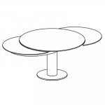 Ø51/83 x 51 x 29.5h inches