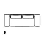 106w x 35d x 31h (seat 17h) inches