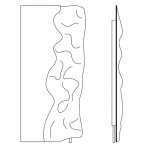 Rectangular A 75 x 35 x 6d inches