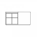 54w x 20d x 27h inches