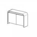 54w x 17d x 37h inches