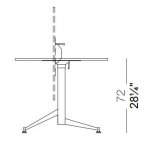 Column Base 28h inches